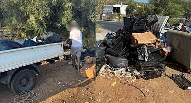 Zabıta ekiplerinden çevreyi kirletenlere ceza