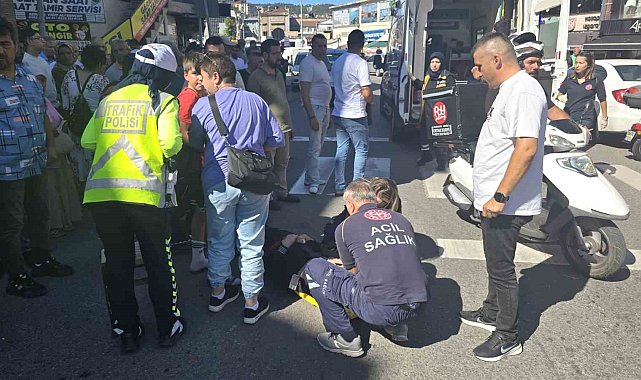 Zonguldak Ereğli'de motosiklet yayaya çarptı: 2 yaralı