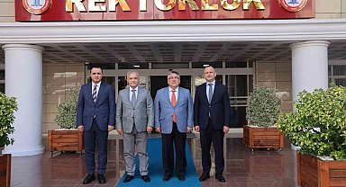 Zonguldak Vali Yardımcılarından Rektör Özölçer'e ziyaret