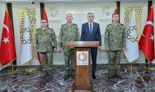 2. Ordu Komutanı Korgeneral Topaloğlu, Mardin Valisi Akkoyun ile bir araya geldi