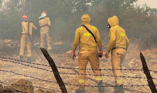 3 evin yandığı köyde müdahale devam ediyor