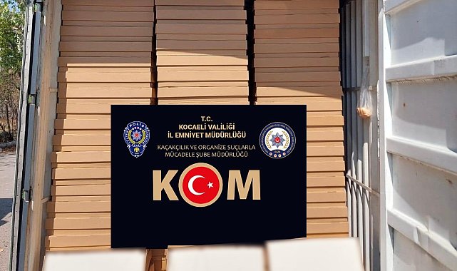 560 tepsi sigara filtresi ele geçirildi