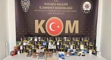 6 bin 720 dal içi tütünle doldurulmuş makaron ele geçirildi