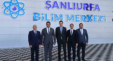 AB Delegasyonu Başkan Vekili Vilcinskas, Şanlıurfa Bilim Merkezine hayran kaldı