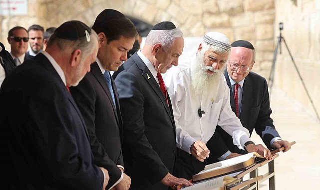 ABD Dışişleri Bakanı Rubio, Netanyahu ile Ağlama Duvarı'nda