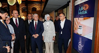 Adaletin hat sanatıyla buluştuğu sergi Konya'da