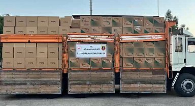 Adana'da 5,5 milyon sahte bandrollü makaron ele geçirildi: 2 gözaltı