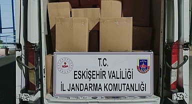 Adana'dan Eskişehir'e 1 ton 125 kilogram kaçak tütün getiren şahıs yakalandı