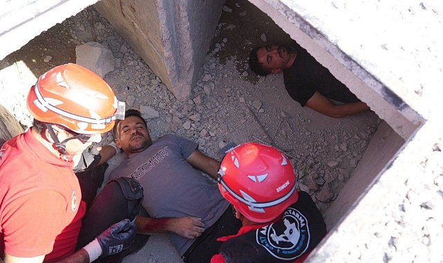 Adıyaman Belediyesi'nden gerçeği aratmayan deprem tatbikatı