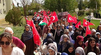 Adıyaman'da, Gazze için anma ve dayanışma programı düzenlendi