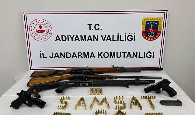 Adıyaman'da silah kaçakçılığı operasyonu: 1 gözaltı