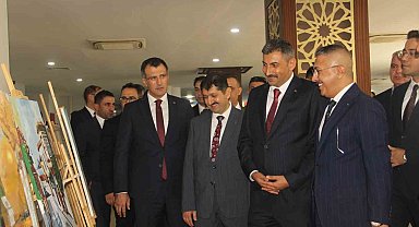 Adli yıl açılışında mahkumların sergisi büyük beğeni aldı