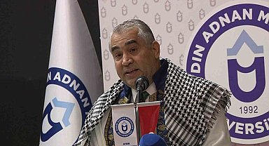 ADÜ'de yeni akademik yılın ilk dersi 'Filistin' oldu