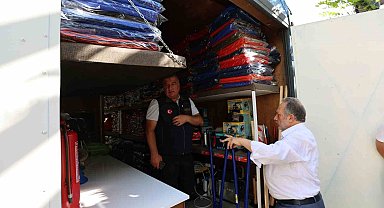 AFAD heyetinden Talas Belediyesi'nin örnek projesine yerinde inceleme