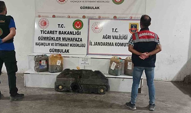 Ağrı'da tırın yakıt deposunda 56 kilo sıvı metamfetamin ele geçirildi