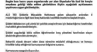 Aile ve Sosyal Hizmetler Bakanlığı'ndan Diyarbakır'daki özel kreş hakkında inceleme