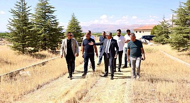 Akçadağ'da yeni mezarlık alanı için çalışmalar başlatıldı