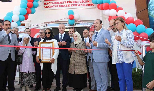 Akçaova Kur'an Kursu hizmete başladı