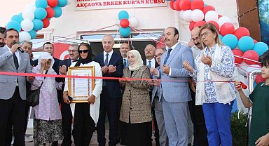 Akçaova Kur'an Kursu hizmete başladı