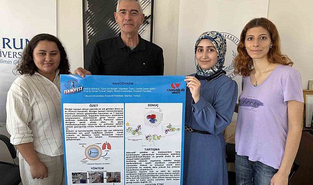 Akciğer kanseri tedavisine yönelik öğrenci projesi TEKNOFEST finalinde