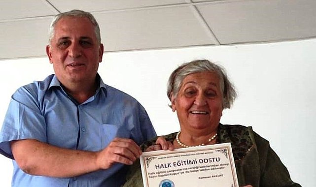 Akşehir Halk Eğitimi Merkezi'nden Halk Eğitimi Dostu Belgesi