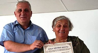 Akşehir Halk Eğitimi Merkezi'nden Halk Eğitimi Dostu Belgesi