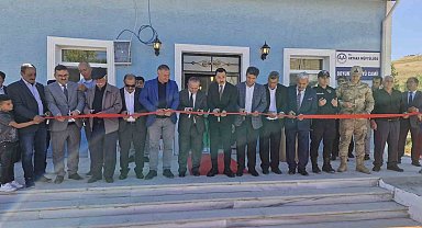 Akyaka'da köy camisi dualarla hizmete açıldı