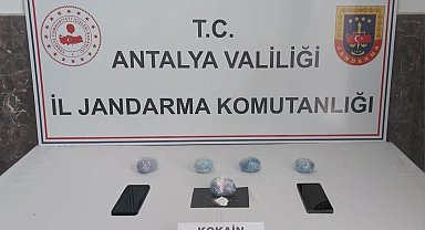 Alanya'da yarım kilo kokain ele geçirildi