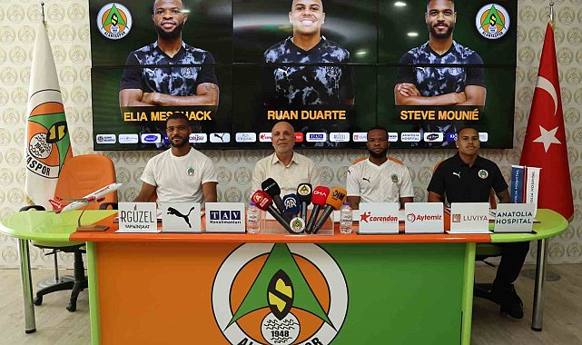 Alanyaspor'dan 3 imza