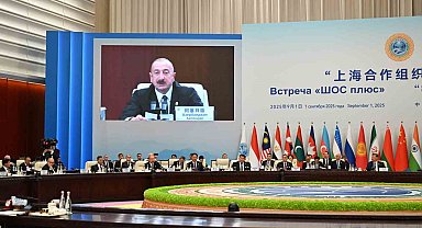 Aliyev: "Yakın gelecekte Zengezur Koridoru, hem Orta Koridor'un hem de Kuzey-Güney Koridoru'nun bir sonraki önemli bölümü haline gelecek"