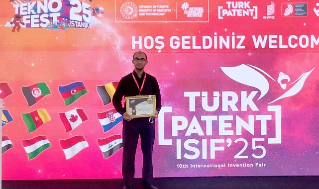 ALKÜ'lü öğrenci TEKNOFEST İSİF'25'te uluslararası altın ödül kazandı