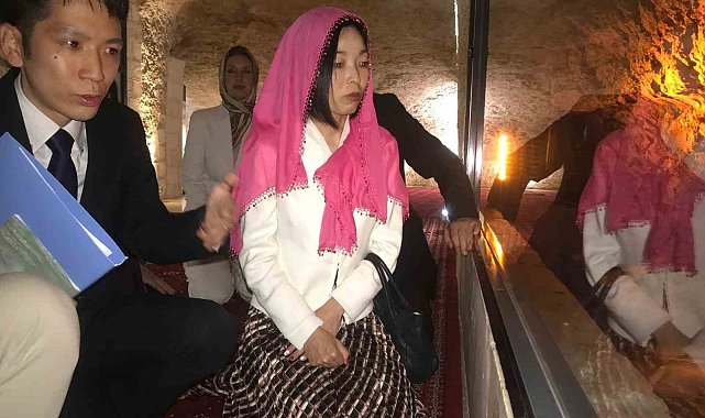 Altes Prensesi Akiko Mikasa, Balıklıgöl'ü ziyaret etti