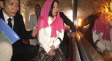 Altes Prensesi Akiko Mikasa, Balıklıgöl'ü ziyaret etti