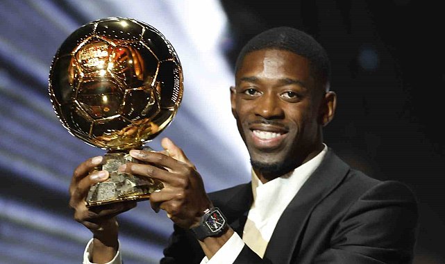 Altın top ödülünü Dembele kazandı