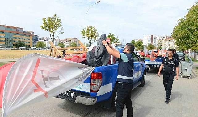 Altınşehir ve 23 Nisan'da kaldırım işgallerine karşı kapsamlı denetim