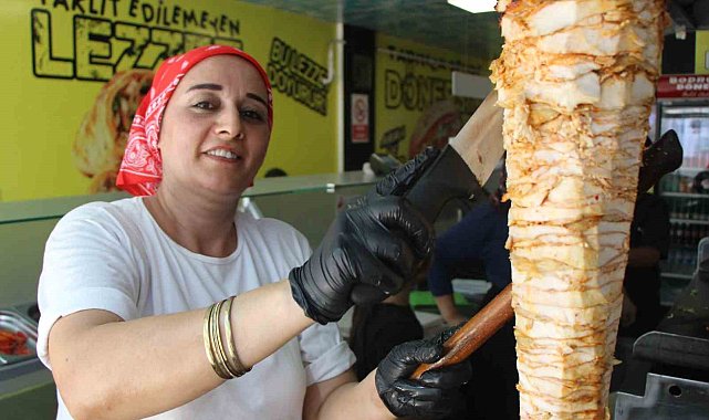 Amasya'nın tek kadın döner ustasına en çok kadınlar şaşırıyor