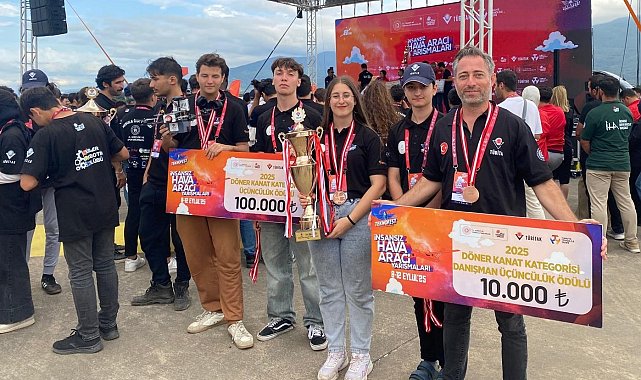 Amasyalı gençler TEKNOFEST'te üçüncü oldu