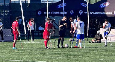 Ampute Futbol Milli Takımı, İtalya'yı 5-0 mağlup etti