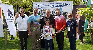 Anadolu OSB, 'Sportif Sazan Balığı Yakalama Yarışması' düzenledi