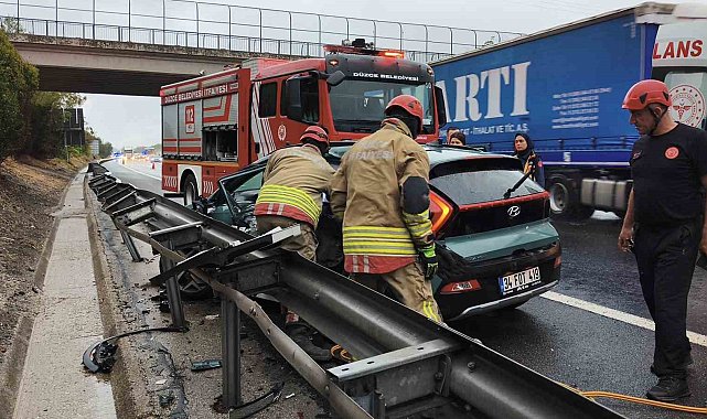 Anadolu otoyolunda kaza: 5 yaralı