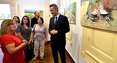 "Anadolu'dan" sergisi Bornova'da sanatseverlerle buluştu