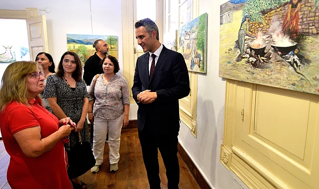 "Anadolu'dan" sergisi Bornova'da sanatseverlerle buluştu