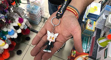 Animasyon karakterli anahtarlıklar gençlerin ilgi odağı