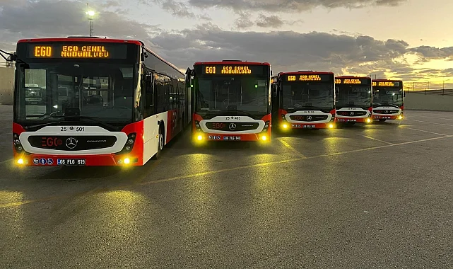 Ankara Büyükşehir'den Başkent'e 5 yeni otobüs