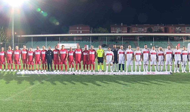 Ankara'da "19 Eylül Gaziler Günü Futbol Müsabakası" oynandı