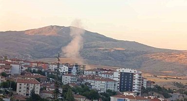 Ankara'da yol yapımı için patlatılan dinamit paniğe neden oldu
