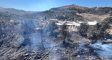 Antakya'da bahçe yangını