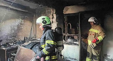 Antakya'da müstakil evde yangın çıktı