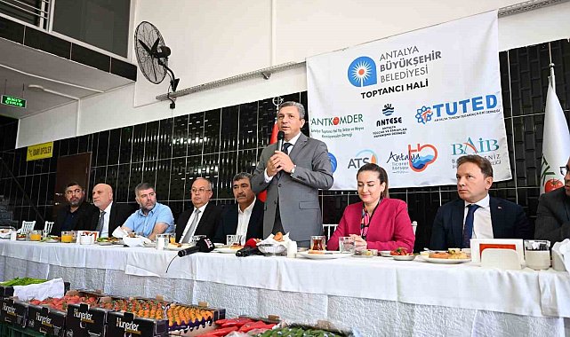 Antalya Toptancı Hali'nde çalışma saatlerinde değişikliğe gidildi