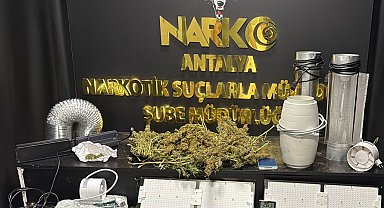 Antalya'da 1 haftada uyuşturucu madde suçundan 13 şahıs tutuklandı